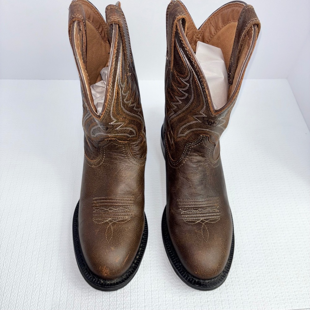 Ariat Cowboy Boots Men's US 7 D Style 10012787‎ Brown Leather Western - Picture 2 of 8